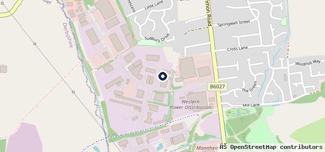 Map showing the location of Auto Service Alfa Tecnico