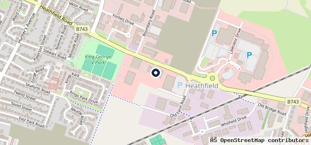 Map showing the location of Park's Nissan Ayr