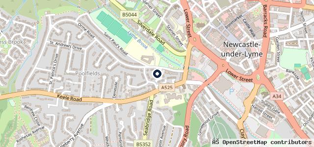 Map showing the location of Pool Street Garage Limited