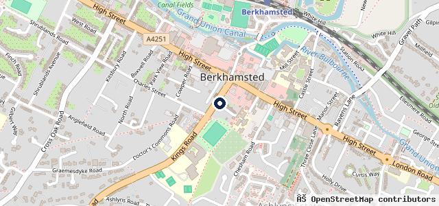 Map showing the location of Kings Road Garage ltd