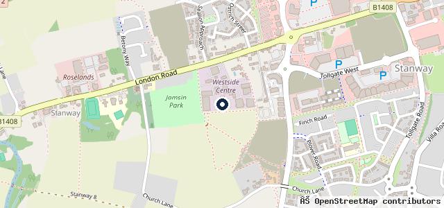 Map showing the location of NRG Riverside