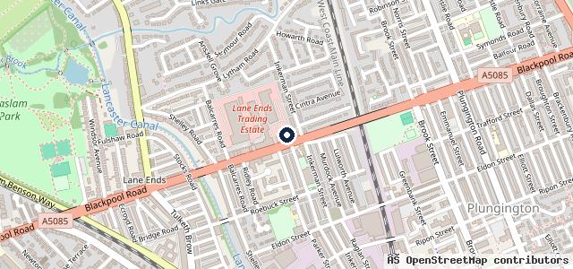 Map showing the location of Stellantis &You Peugeot Preston