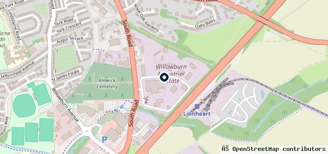 Map showing the location of SG Autos
