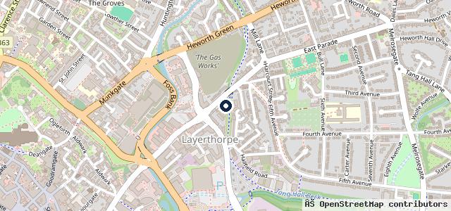 Map showing the location of The Garage Tyre & Autocare
