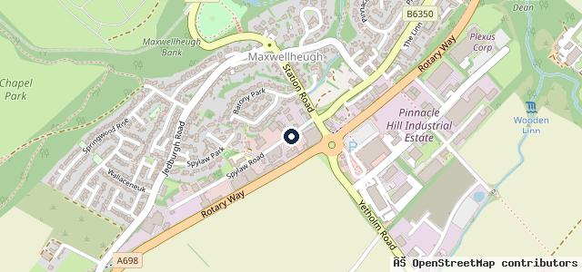 Map showing the location of Tweedside Light Commercials