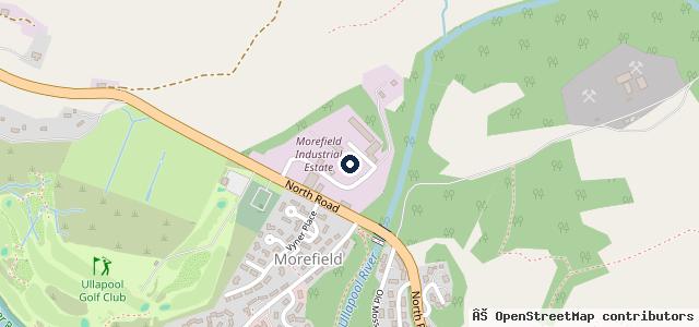 Map showing the location of Valvoline Service Centre