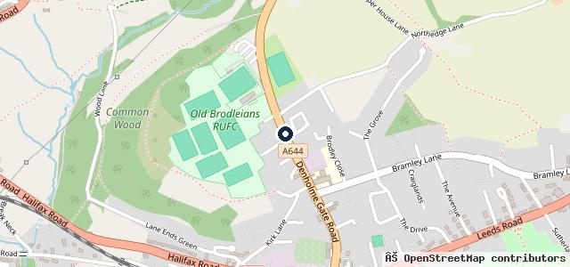Map showing the location of Headlands Garage
