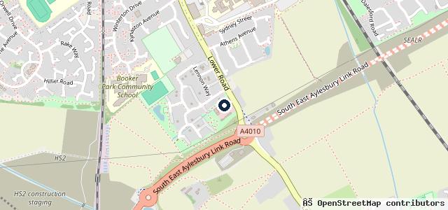 Map showing the location of Spraytech Aylesbury Ltd