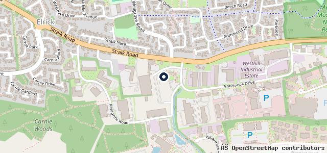 Map showing the location of Westhill Garage Ltd