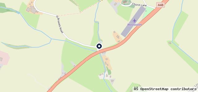 Map showing the location of Wyvern Garage - Lydney