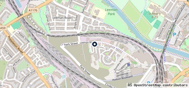 Map showing the location of York Autoport Ltd