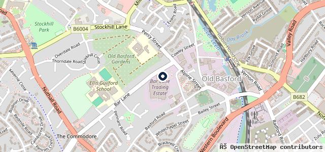 Map showing the location of MSB MOT AND REPAIRS LTD Nottingham
