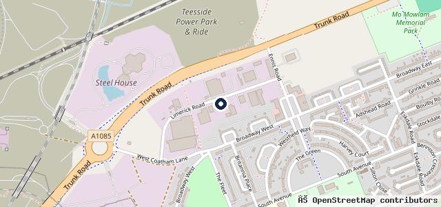 Map showing the location of CPL Motors LTD