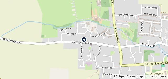 Map showing the location of A & K Autos