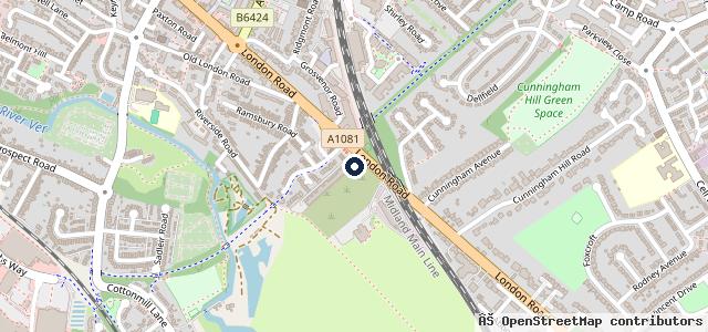 Map showing the location of MAC Testing of St Albans | MOT St Albans TYRES ST ALBANS