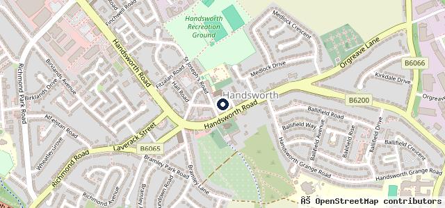 Map showing the location of Graham Motors & Son