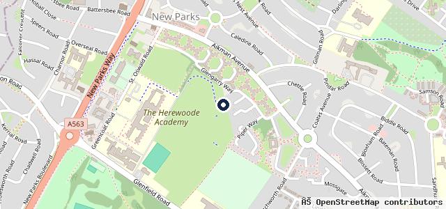 Map showing the location of Sytner Leicester BMW