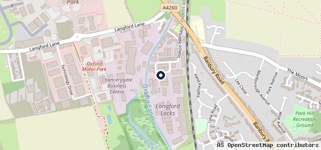 Map showing the location of Arnold's MOT & Service Station