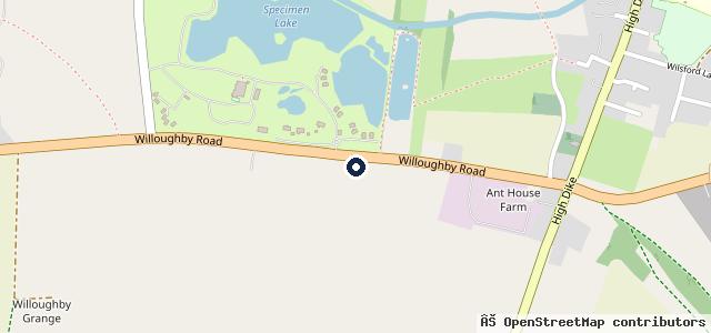 Map showing the location of The Garage