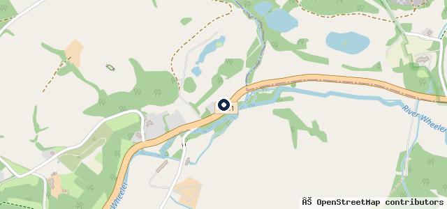Map showing the location of J B H Repairs