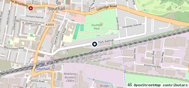 Map showing the location of 1st CHOICE MOT CENTRE
