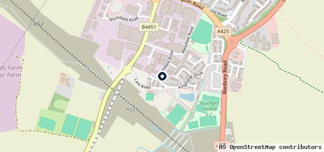 Map showing the location of A2Z MOT'S | Birmingham