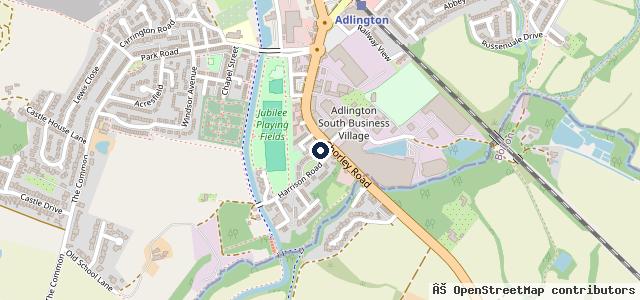 Map showing the location of Adlington Car Care limited