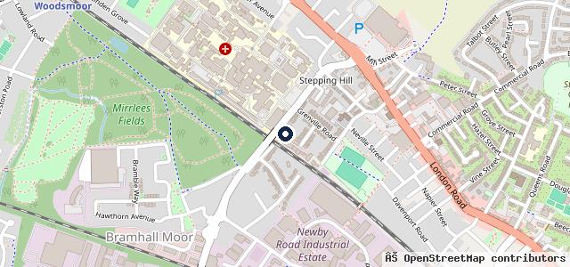 Map showing the location of Premier Garage Services