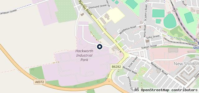 Map showing the location of Alan Reed Ltd