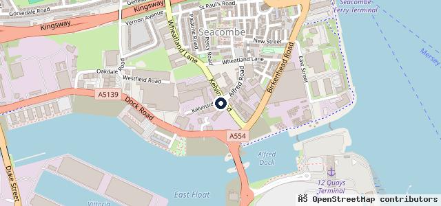 Map showing the location of Andre Lasnier Motors and Car Service Wallasey