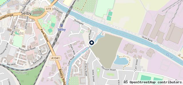 Map showing the location of Andy's Auto Repairs