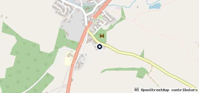 Map showing the location of Ashbrook Garage