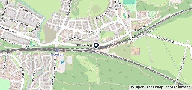 Map showing the location of Autosafe Newton | Glasgow