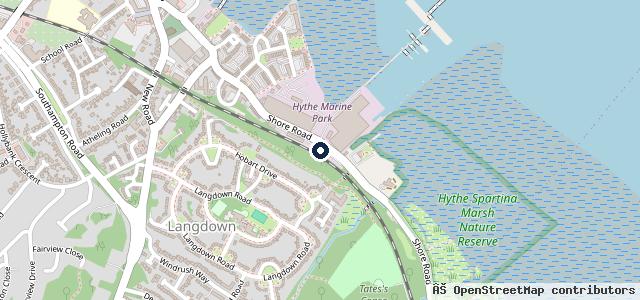 Map showing the location of Badminston Of Hythe Ltd