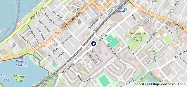 Map showing the location of C B Autos