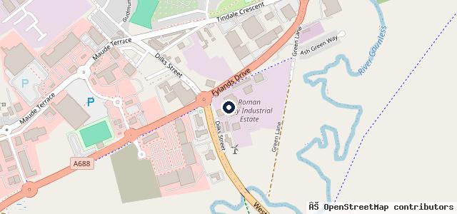Map showing the location of Carline