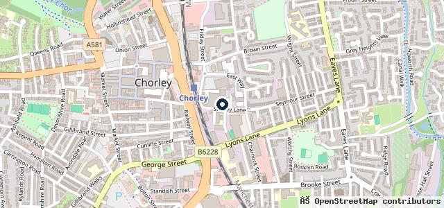 Map showing the location of Chorley Autocare Ltd | Chorley