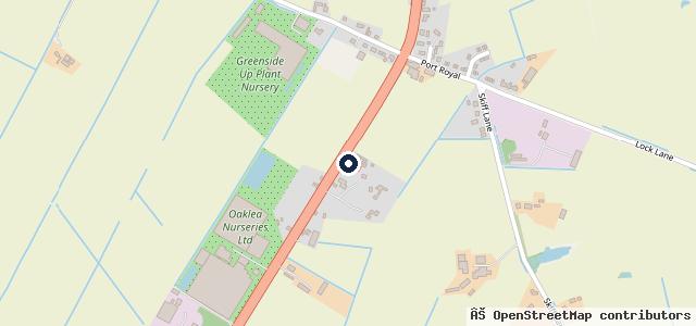 Map showing the location of Clifton Service Station