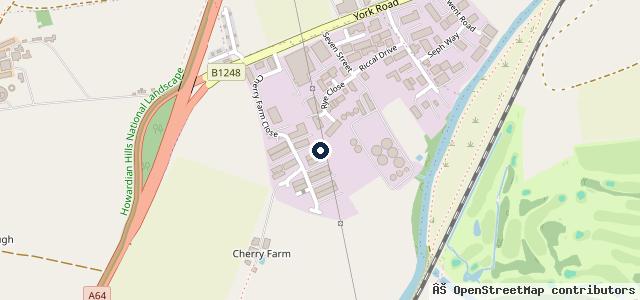 Map showing the location of CRB Garage Services