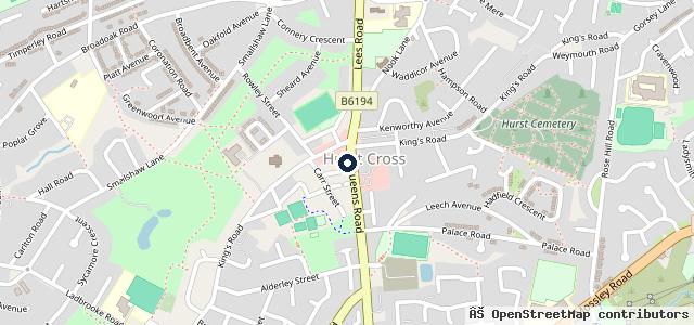 Map showing the location of Cross Garage Motors Ltd