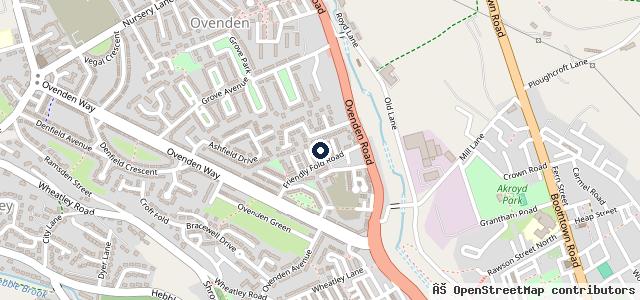 Map showing the location of D&amp;K Autos