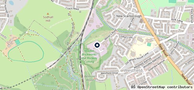 Map showing the location of DUFFIELD's Milners road garage | Yeadon
