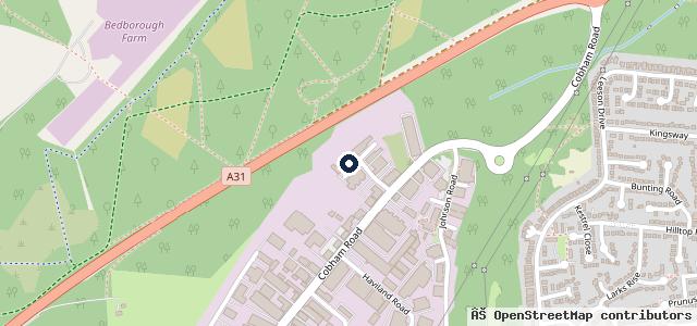 Map showing the location of David Smith Motors