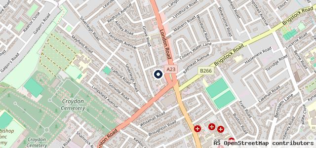 Map showing the location of C&S Auto Repairs