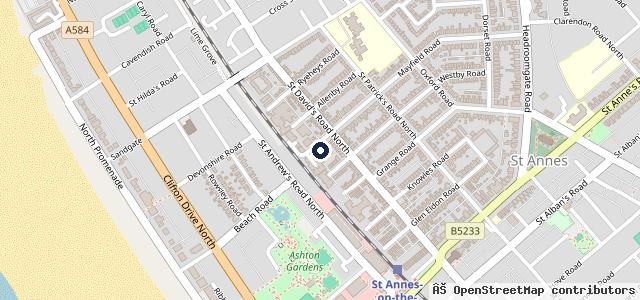 Map showing the location of Don Haworth