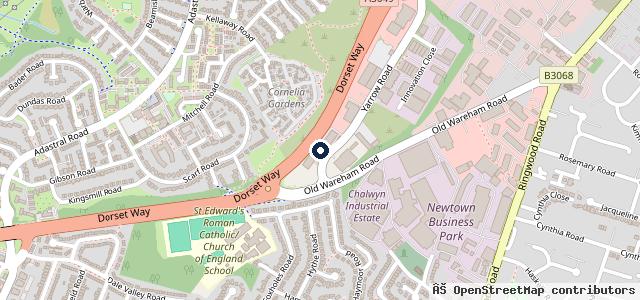 Map showing the location of English Ford - Foray Motor Group