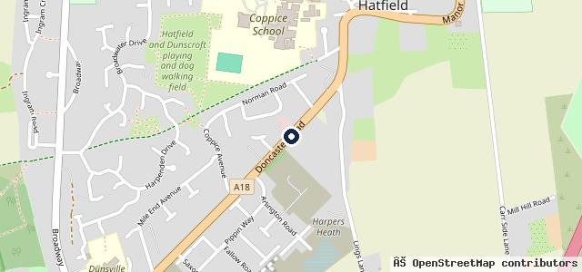 Map showing the location of F Cross & Son Used Cars