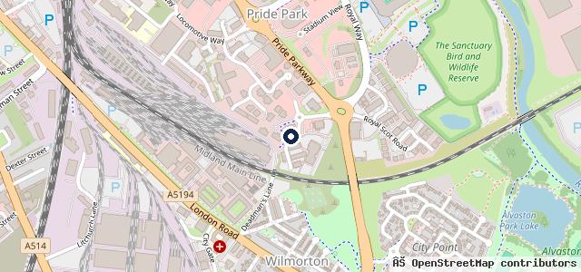 Map showing the location of Hughes Bros