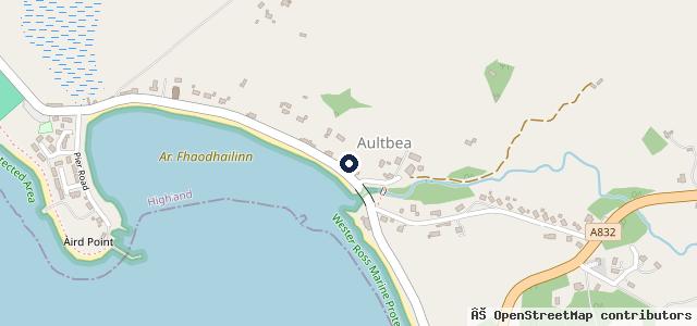 Map showing the location of Forbes Alex & Son