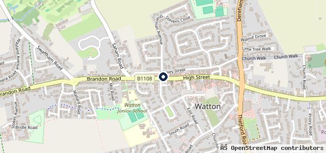 Map showing the location of Lings Norfolk Triumph